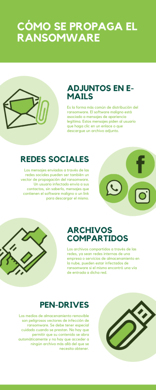 Infografía - Cómo se propaga el ransomware