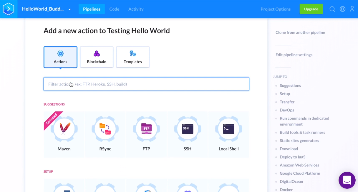 Herramientas de integración continua - Buddy