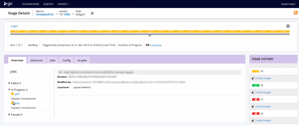 Herramientas de integración continua - GoCD