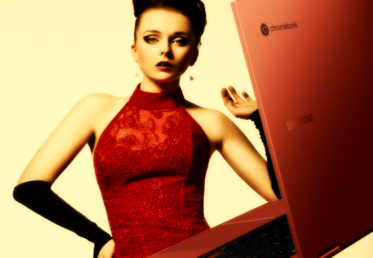 Rojo Fiesta, el color distintivo de la Galaxy Chromebook 2