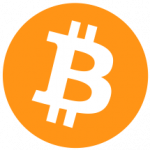 Símbolo de Bitcoin.