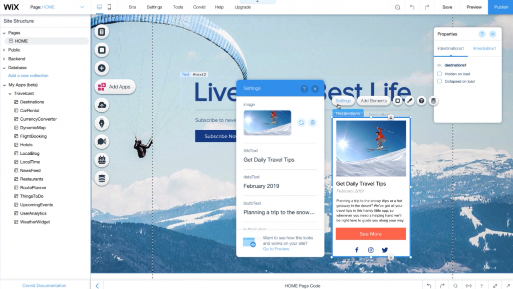 Wix App Builder agrega a la herramienta de diseño web Wix.com la posibilidad de publicar apps en los marketplaces de Apple y de Google.